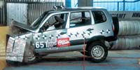 Краш-тест автомобиля Шевроле Нива (ВАЗ-2123)
